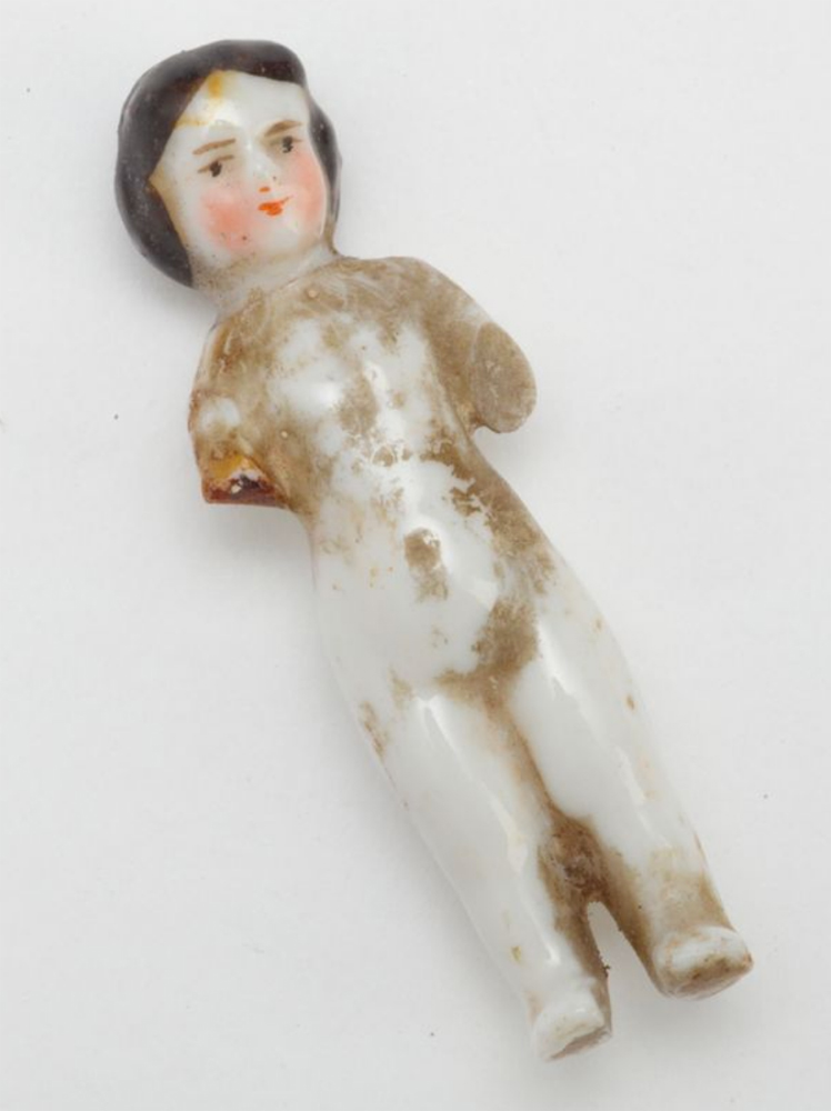 Pudding doll found in Randell Cottage