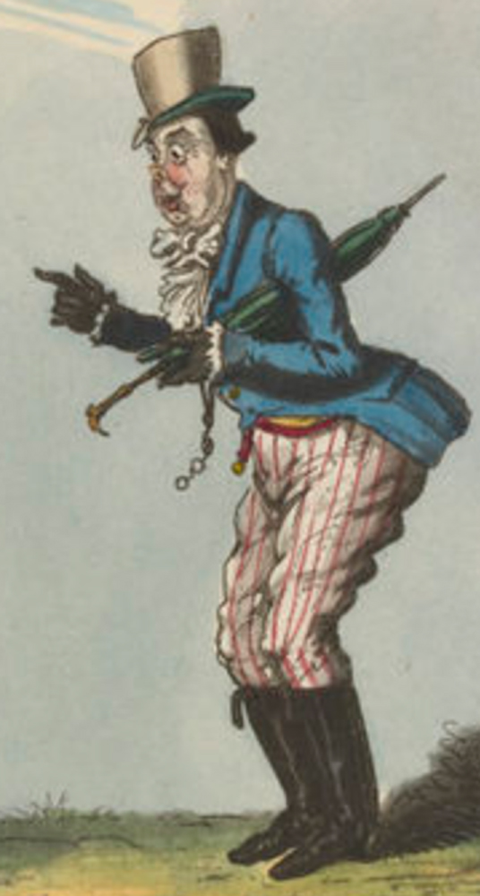 Illustration of John Liston as Paul Pry