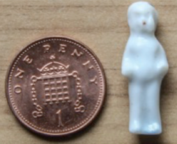 Tiny figurine found on Thames foreshore