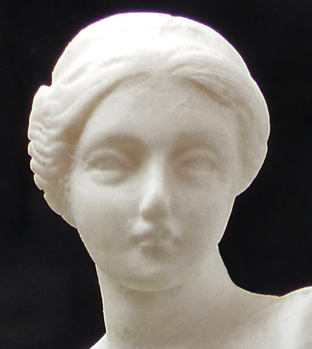 Head of resin version of Venus de Milo