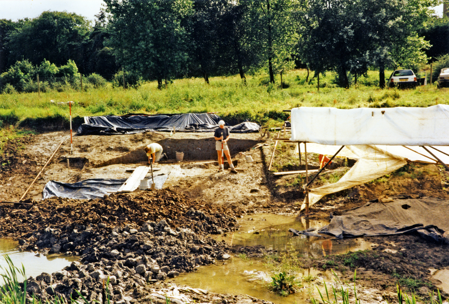 General view of excavation